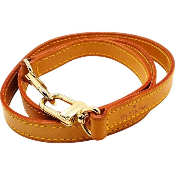 157231AV (S3) Louis Vuitton Strap Light Brown Leather - Picture 1 of 10